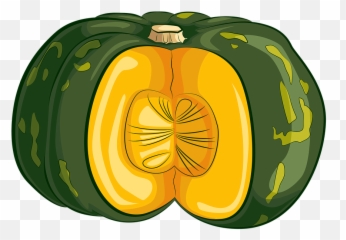 Squash Fruit Vegetable - Kabocha Squash Clipart Png,Squash Png
