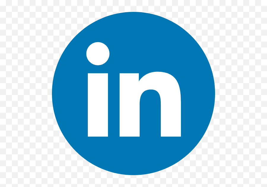 Circle Linkedin Logo Media Network Share Social Icon - Linkedin Circle Logo Png,Linkedin Transparent