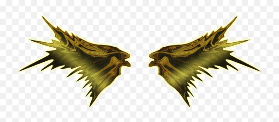 Yellow Gold Dragon Wings Freetoedit - Wings Dragon Png,Dragon Wings Png