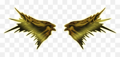 Yellow Gold Dragon Wings Freetoedit - Wings Dragon Png,Dragon Wings Png