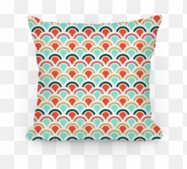 Mermaid Scales Pattern Throw Pillow Lookhuman - Cushion Png,Mermaid Scales Png