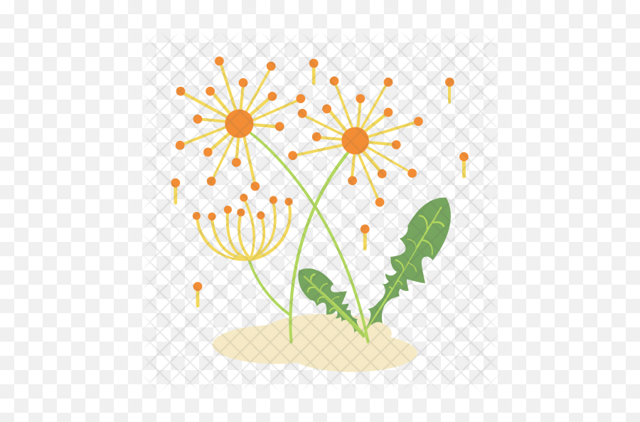 Dandelion Flower Icon - Motif Png,Dandelion Png