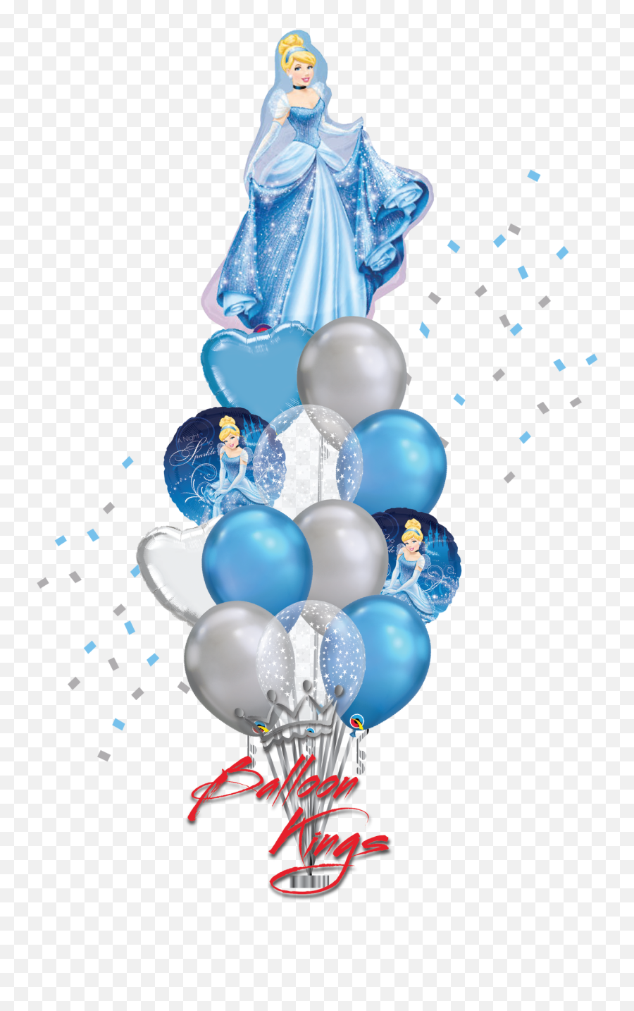 Cinderella Princess Bouquet - Balloon Png,Cinderella Transparent