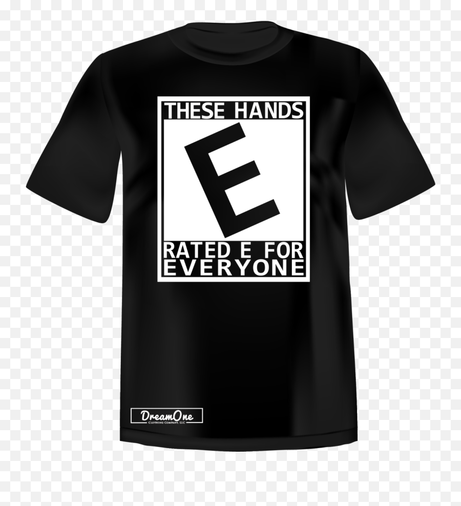 Rated E T - Shirt White Pride Worldwide Clothing Png,Black Shirt Template Png