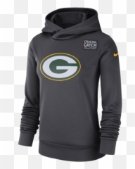 Green Bay Packers Ladies Crucial Catch Therma Hoodie - Carolina Panthers Military Hoodie Png,Brewers Packers Badgers Logo