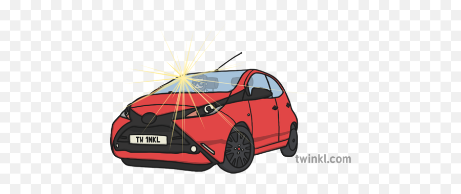 Glare Illustration - Twinkl Hatchback Png,Glare Png