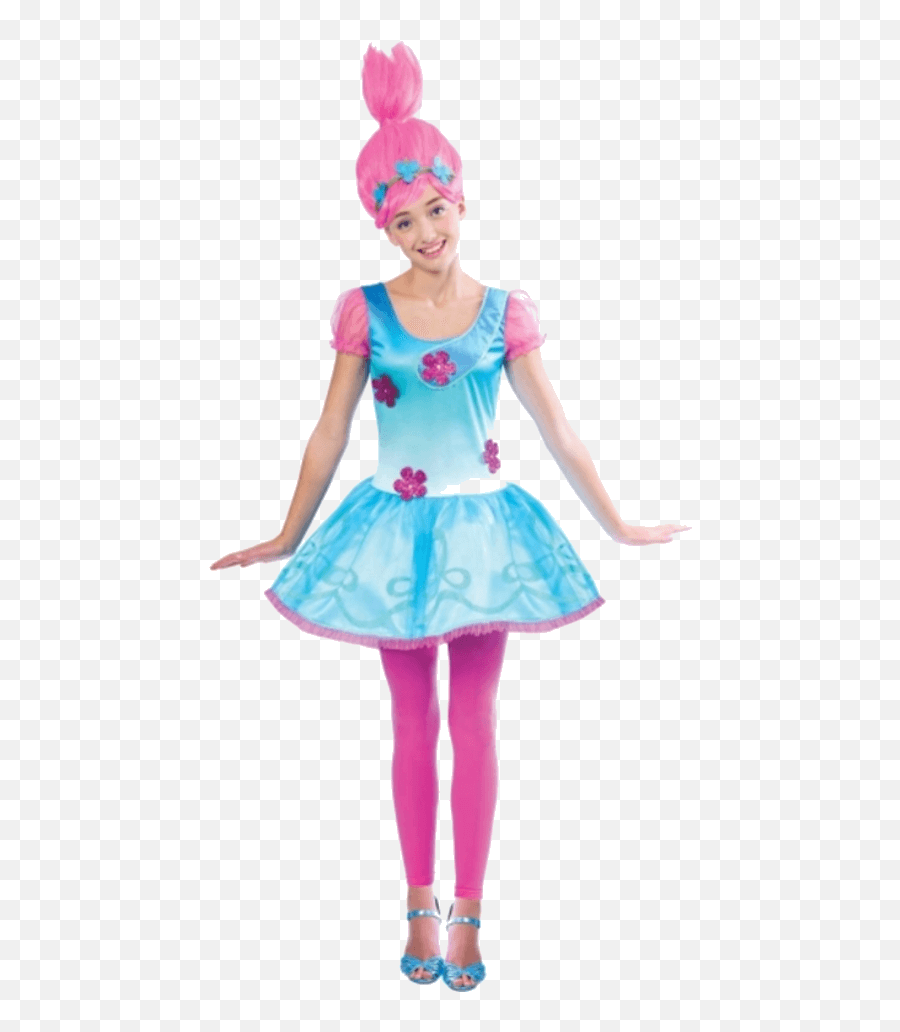 Child Girls Trolls Poppy Age 10 Costume - World Book Day Costumes Teenage Png,Trolls Poppy Png
