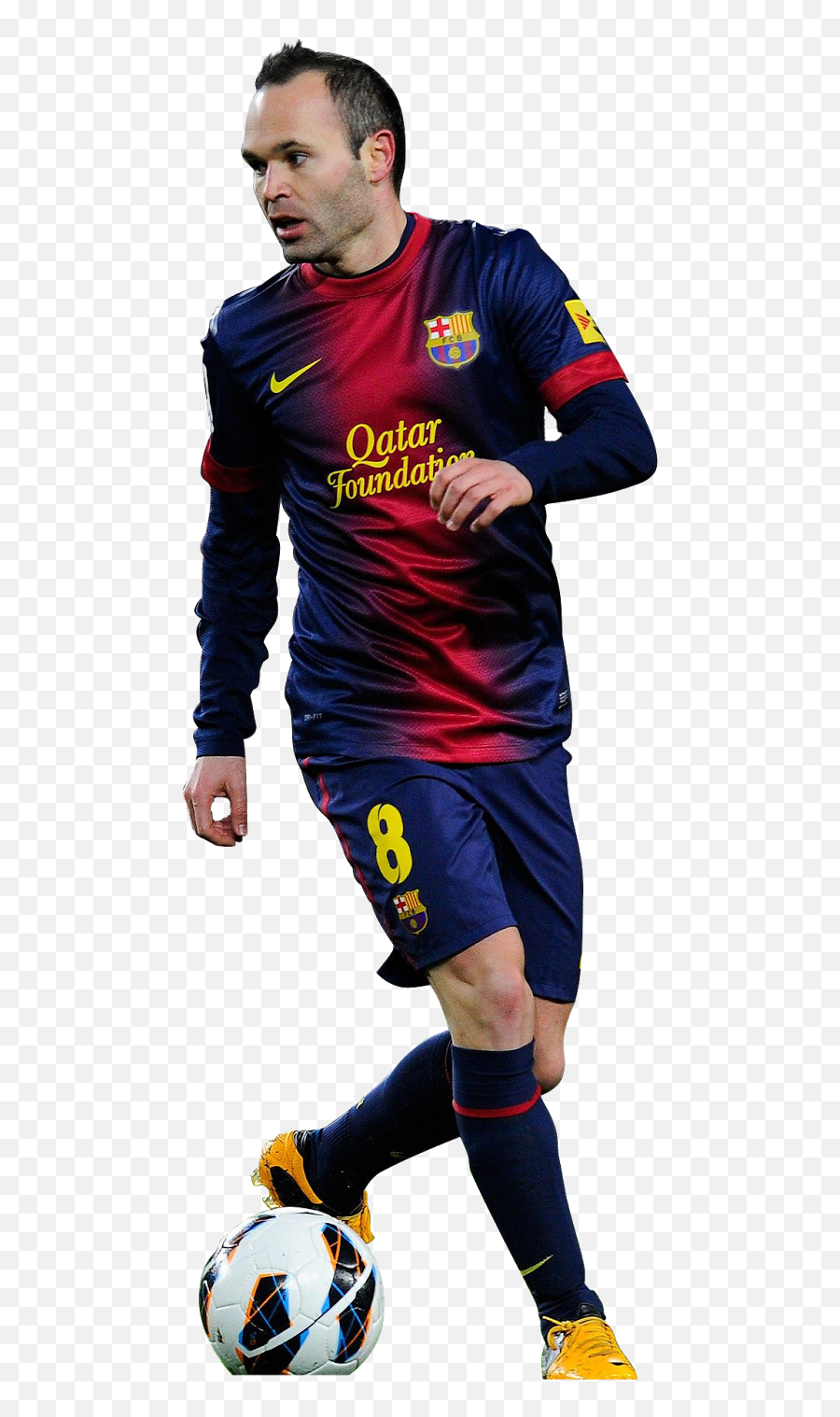 Free Download Iniesta Render Hd Photoshop A Png Barcelona - Barcelona Players Png,Soccer Player Png