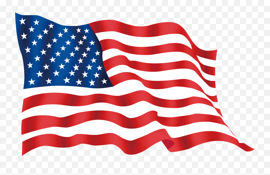 Flag Of The United States Clip Art - American Flag Transparent Background Png,American Flag Png Free