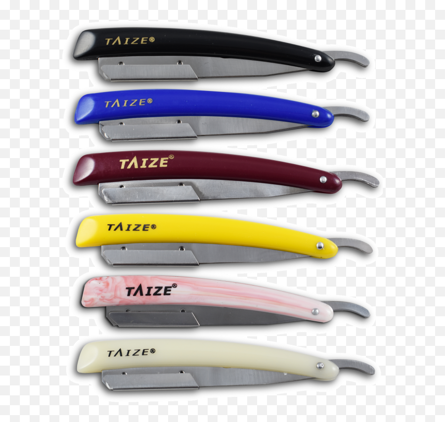 Taize Straight Razors - Assorted Colors Blade Png,Straight Razor Png