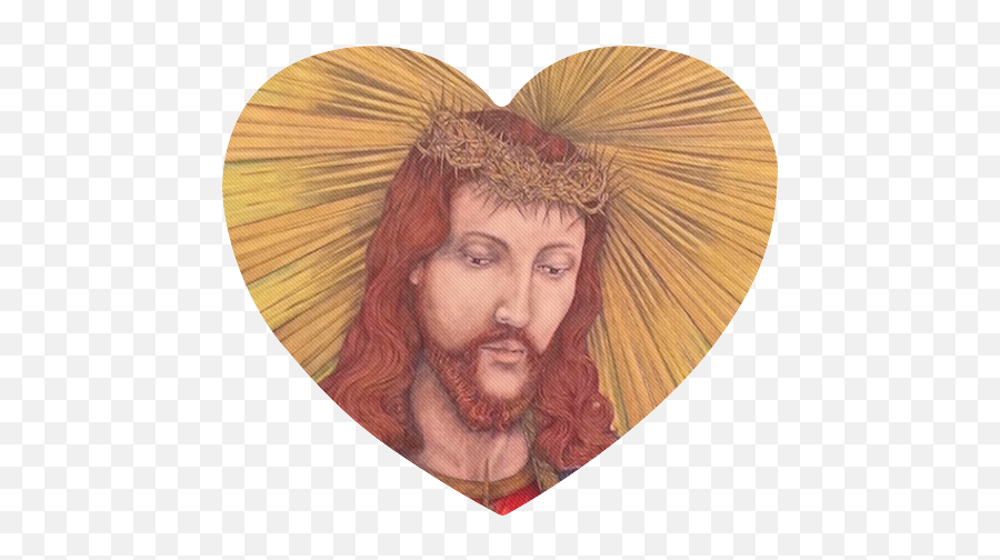 Download Sacred Heart Of Jesus Christ Drawing - Shaped Jesus Christ Handbag Png,Jesus Christ Transparent