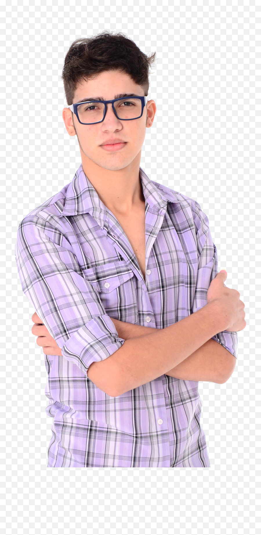 Young Man Wearing A Casual Shirt Png - Mens In Casual Shirts Png,Purple Shirt Png