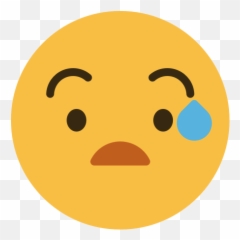 Emoji Emotion Face Feeling Worried Icon - Vector Png