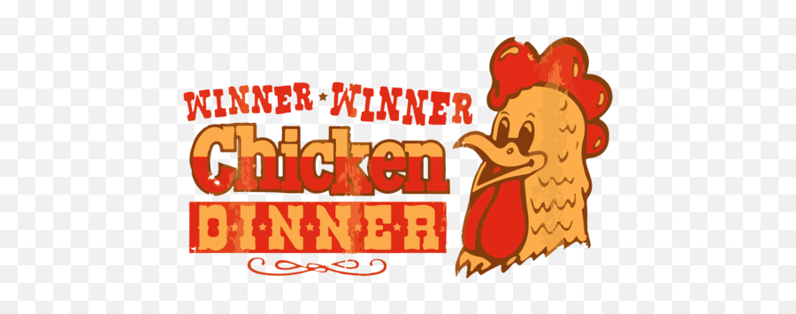 Chicken Dinner Png Image Black - Winner Winner Chicken Dinner Emoji,Chicken Dinner Png