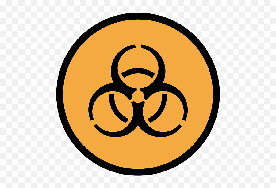 Biohazard Emoji Clipart - Warning Posters Of Corona Png,Biohazard Transparent
