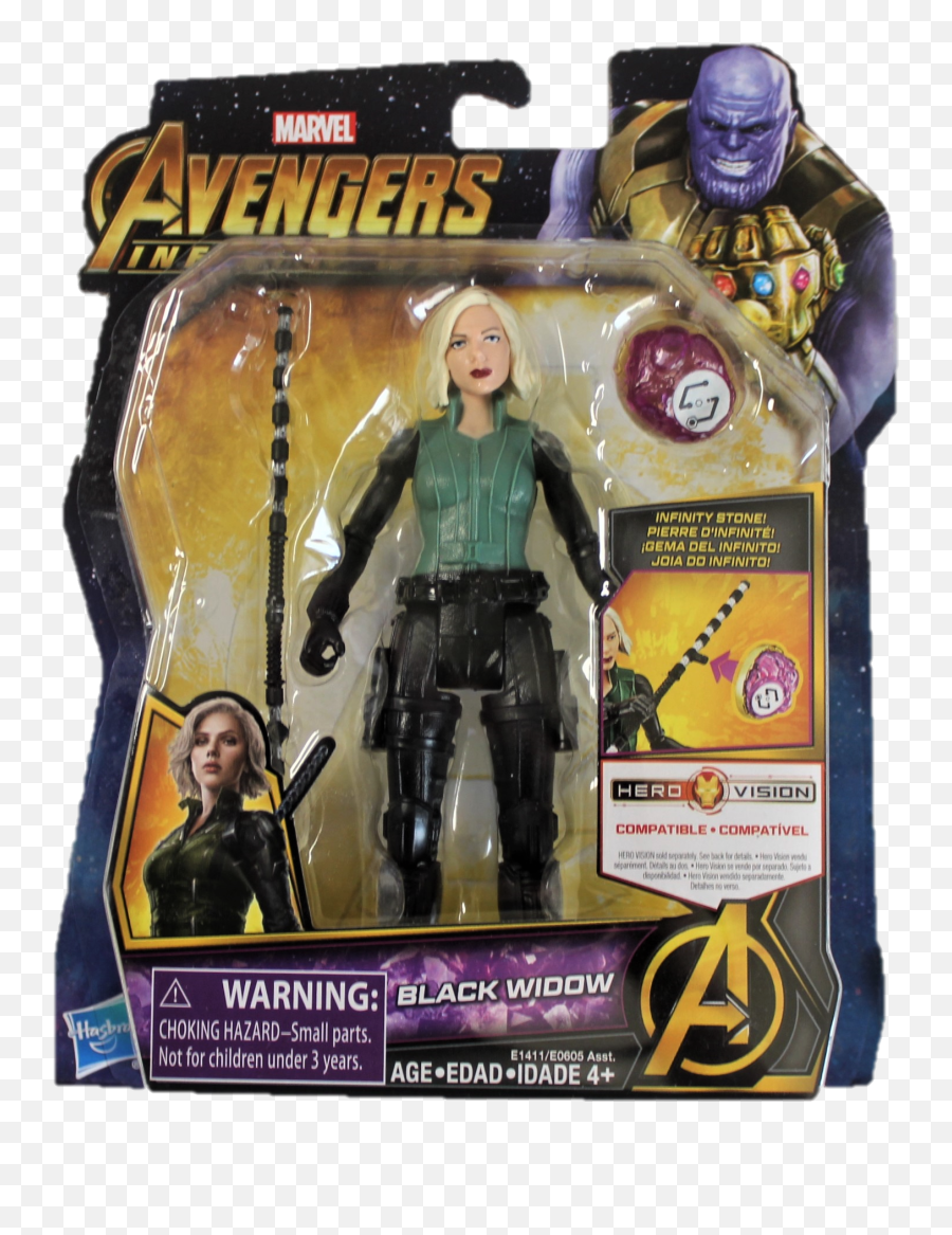 Avengers Infinity War Black Widow With Stone 6 - Inch Action Figure Png,Infinity Stones Png