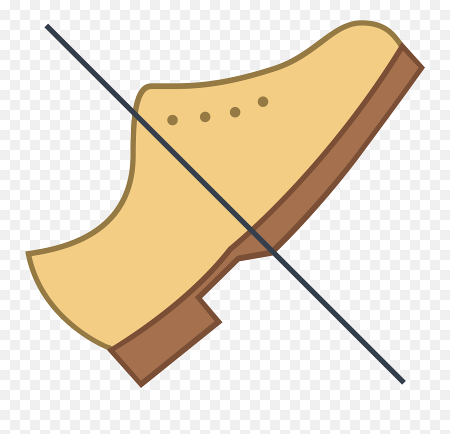 Pair Of Shoes With A Slash Mark - Horizontal Png,Slash Mark Png