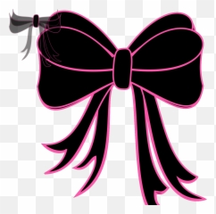 Black Bow Clip Art - Minnie Mouse Ribbon png