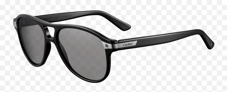 Cartier Sunglasses Sideview Transparent - Cartier Sunglasses Santos Blue Png,Black Sunglasses Png