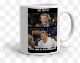 Not Sure If Steve Kerr Or Gordon Ramsay Make Meme - png