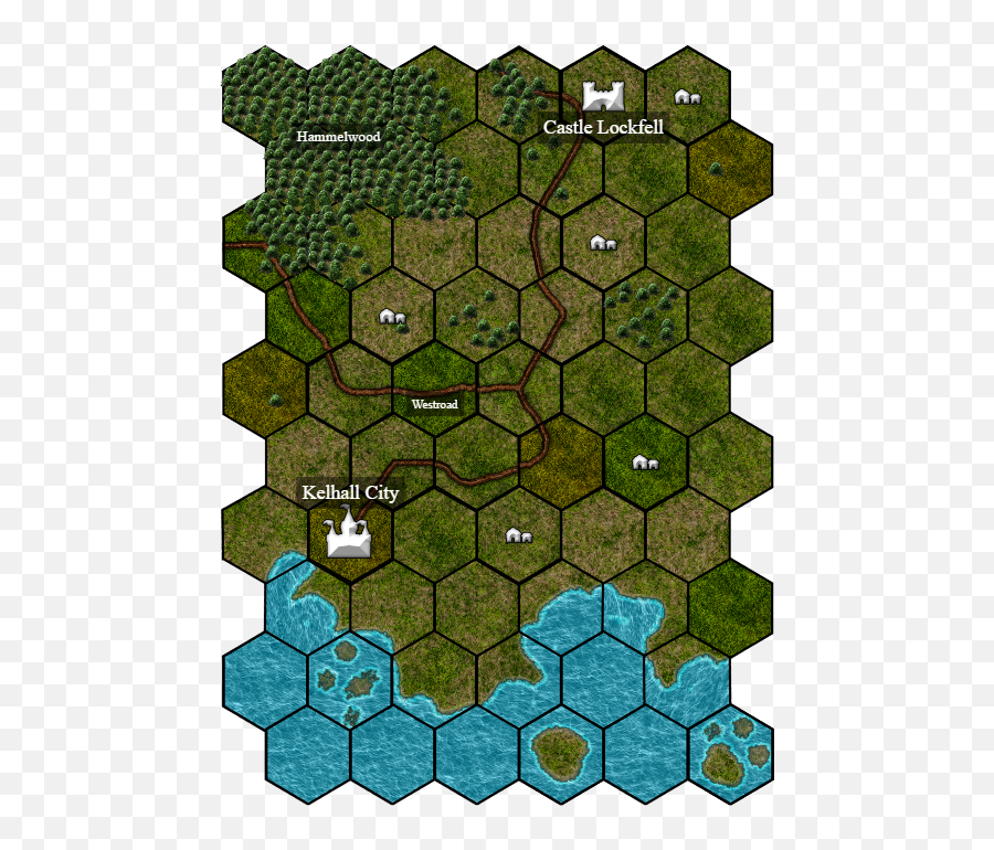 Map Made With Hex March Vol 1 - Vertical Png,Hex Grid Transparent
