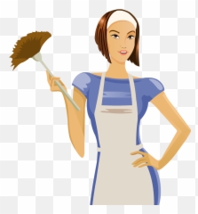 Maid Png Image Background - Maid Png,Cleaning Lady Png