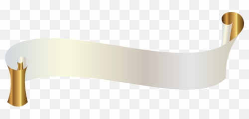 Download Free Png White Banner With Gold Clipart Image - Black And Ribbon Png