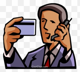 Credit Card Information Cell Phone Royalty Free Vector - Mobile Phone png
