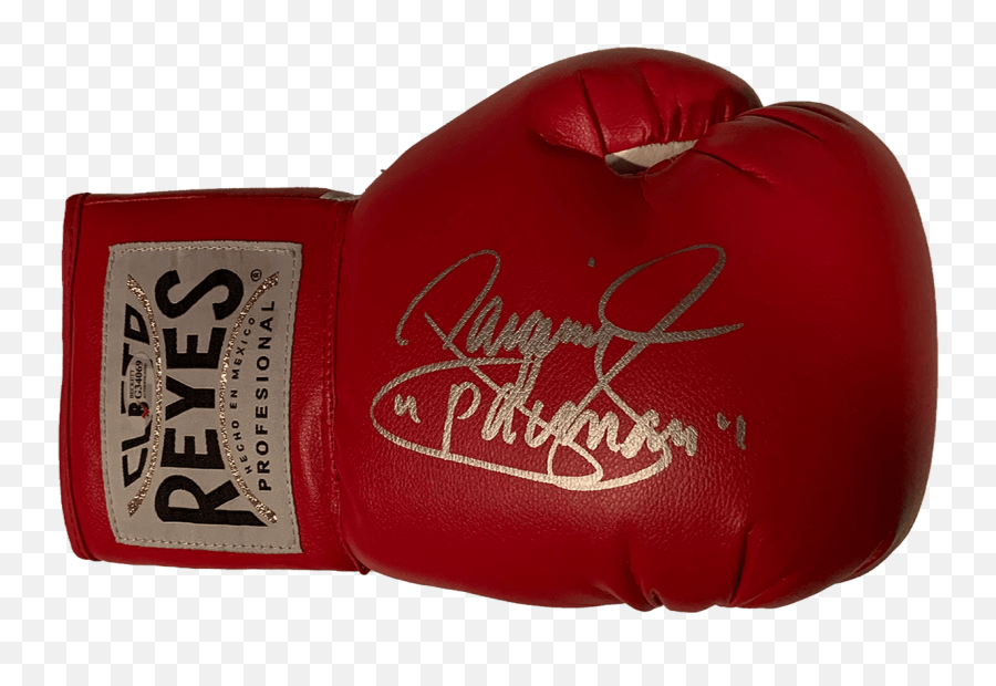 Manny Pacquiao Signed Red Cleto Reyes Boxing Glove Inscribed Pacman Png Logo