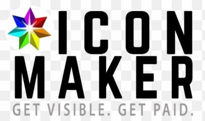 Icon Maker Get Visible Paid Stop Imagining Start Doing - Vertical png