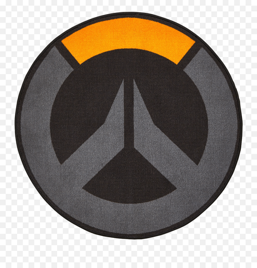 Overwatch Logo Round Area Rug - North And South America Map Png,Overwatch Logo Transparent
