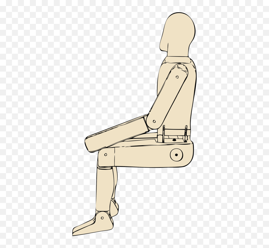 Car Mannequin Crash Test Dummy Drawing - Crash Test Dummy Car Side View Png,Dummy Icon