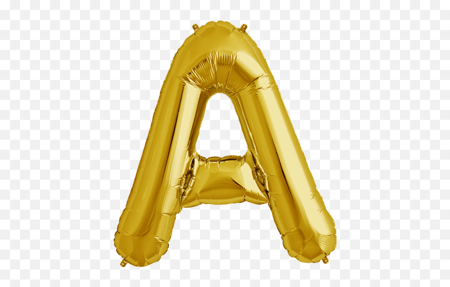 Download Gold Letter A Foil Balloon Png