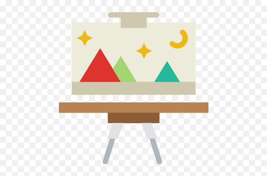 Canvas Easel Vector Svg Icon - Art Painting Vector Png,Easel Icon Png