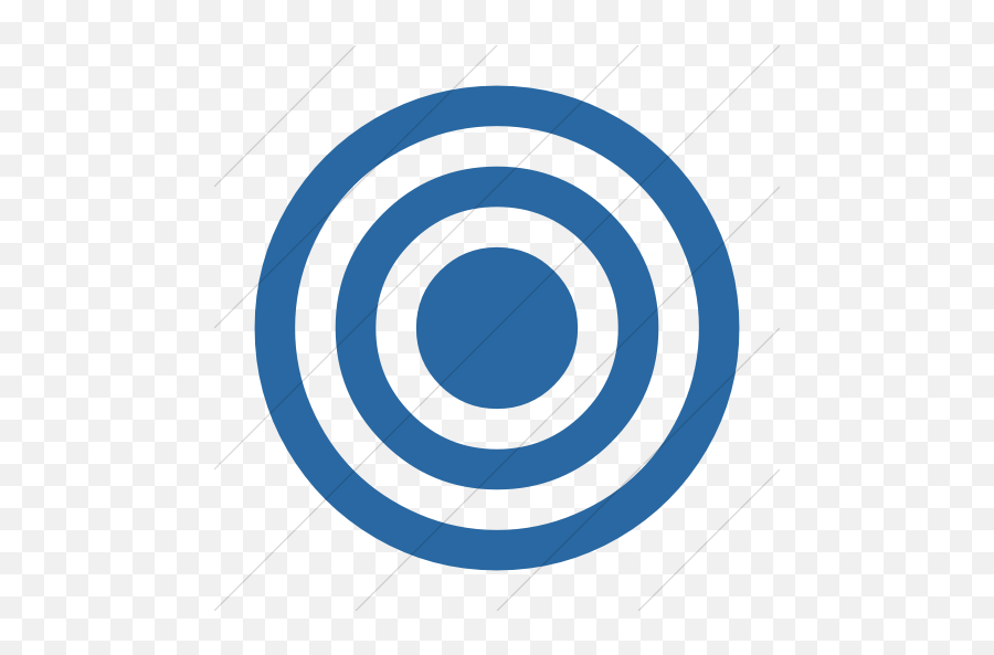 Iconsetc - Blue Bullseye Icon Png,Bulls Eye Icon