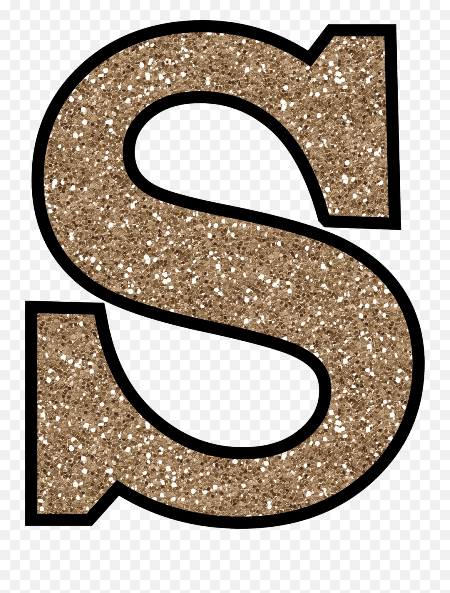 S Letter Png 4 Image - Gold Glitter Letter S,Letter Png