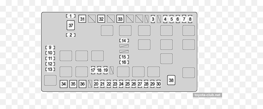 Toyota - Clubnet Fuses Location Fj Cruiser 2006 Solid Png,Icon Coils For Fj Cruiser