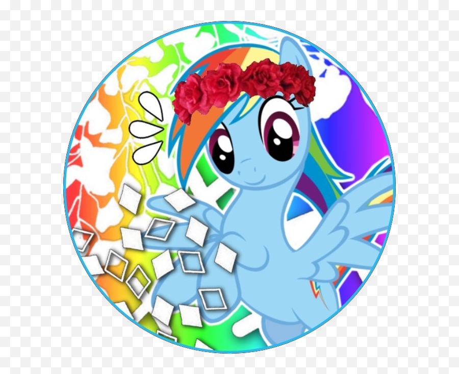 Freetoedit Rainbow Dash Icon Image By Zdashie - Mythical Creature Png,Fluttershy Icon