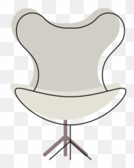 Egg Chair Icon Transparent Png U0026 Svg Vector - Furniture Style
