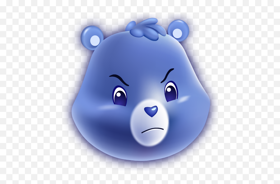 Grumpy Bear Icon In Png Ico Or Icns - Care Bear Icons,Bear Head Png