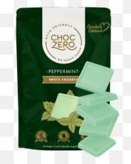White Chocolate Peppermint Squares - Choczero Peanut Butter Cups Png