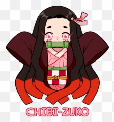 Anime Nezuko Chibi Wallpapers - Cave Fictional Character png