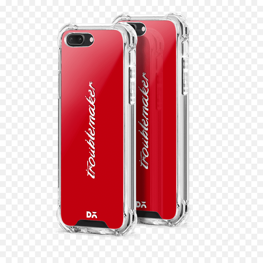 Dailyobjects Troublemaker Red Cristal Mirror Case Cover For - Mobile Phone Case Png,Iphone 8 Plus Png