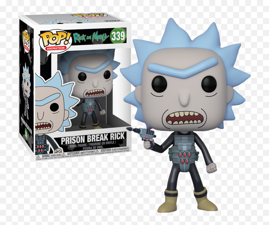 Funko Pop Rick And Morty - Prison Break Rick 339 The Prison Break Rick Funko Pop Png,Jailbreak Icon Animation