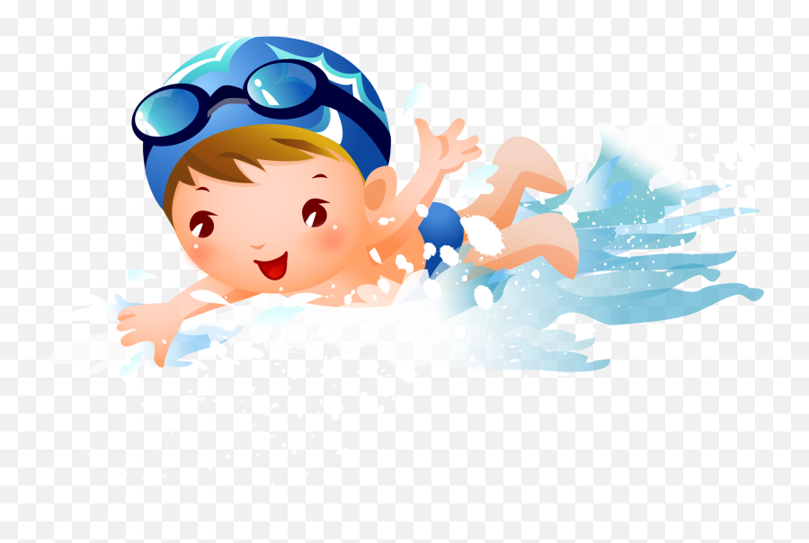 Swimming Child Clip Art - Sports Clipart Png Download 2555 Swimming Clipart Png,Swimming Png
