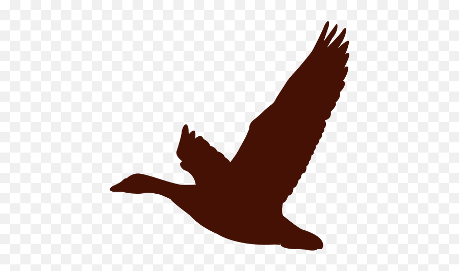 Flying Goose Silhouette Png Transparent Image 9 - Free Silhouette Goose Flying,Goose Transparent