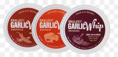 Garlic Whip Bralau0027s Best - Label png