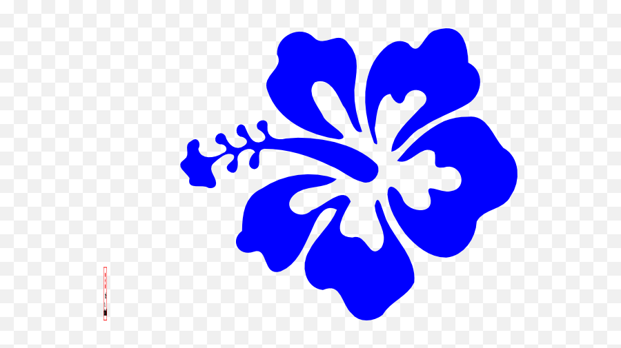 Hawaiian Flowers Clip Art - Wikiclipart Blue Hibiscus Flower Clipart Png,Hawaiian Flowers Png