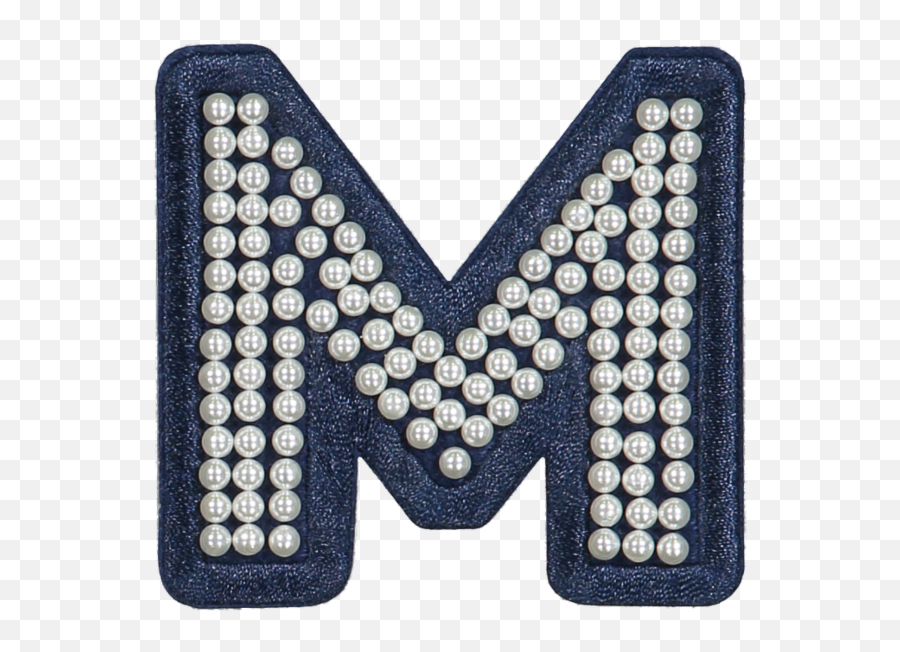 Sapphire Pearl Letter Patches Png M Icon