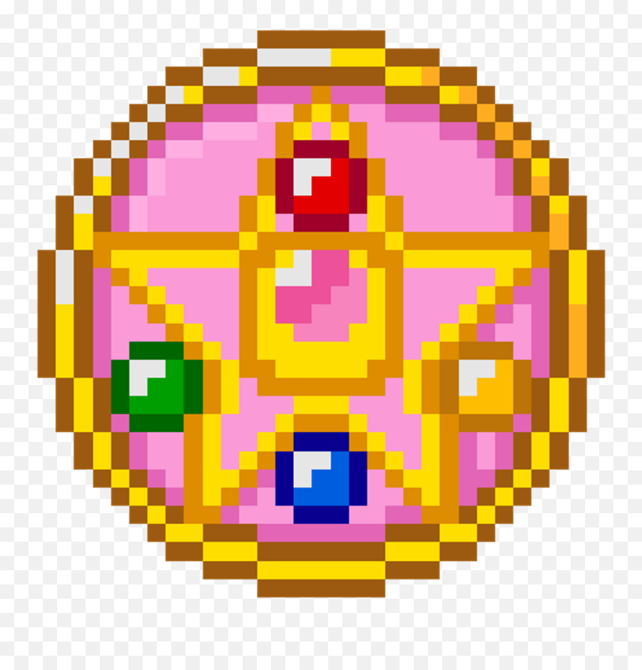 Cute Pixel Sailor Moon Transparent Png - Transparent Sailor Moon Pixel Art,Sailor Moon Logo Png